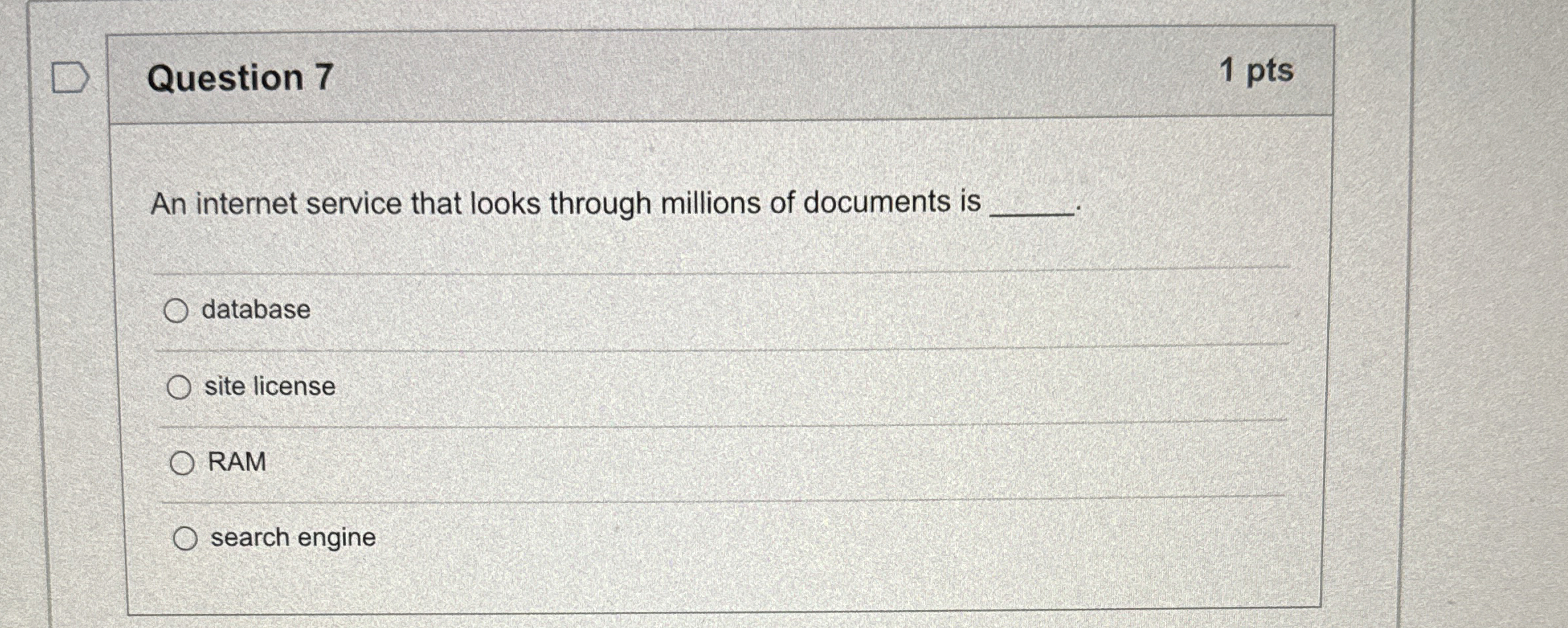An internet service that looks through millions