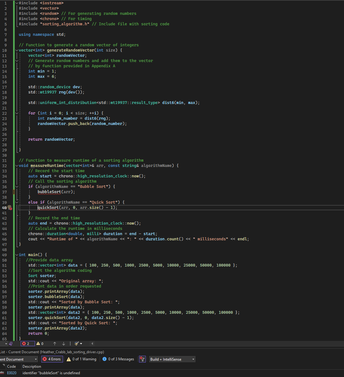I have my coding for my final assignment almost