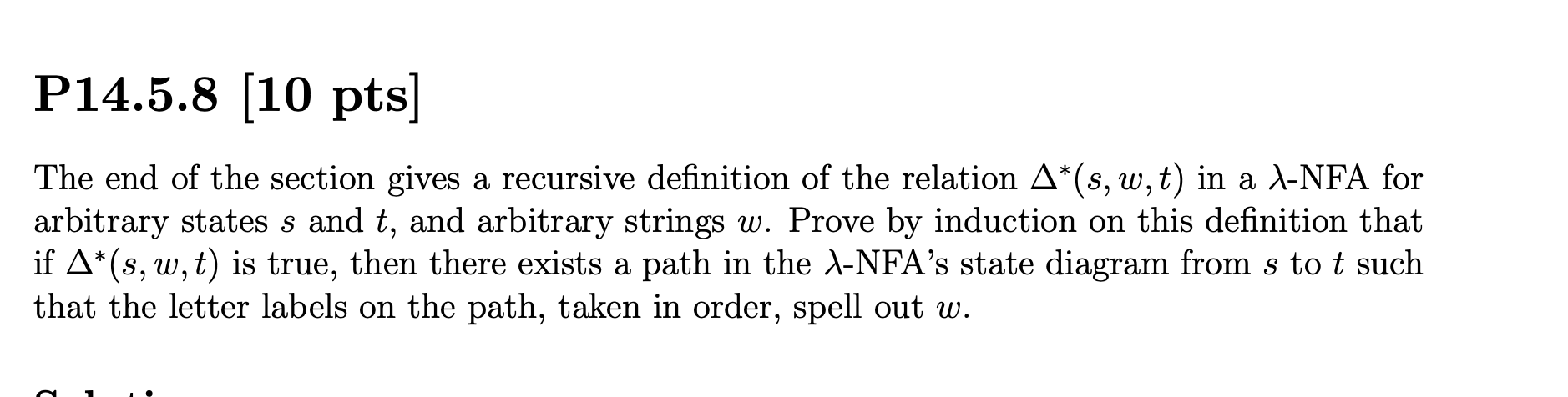 P 1 4 . 5 . 8 [ 1 0 p t s ] The end of the