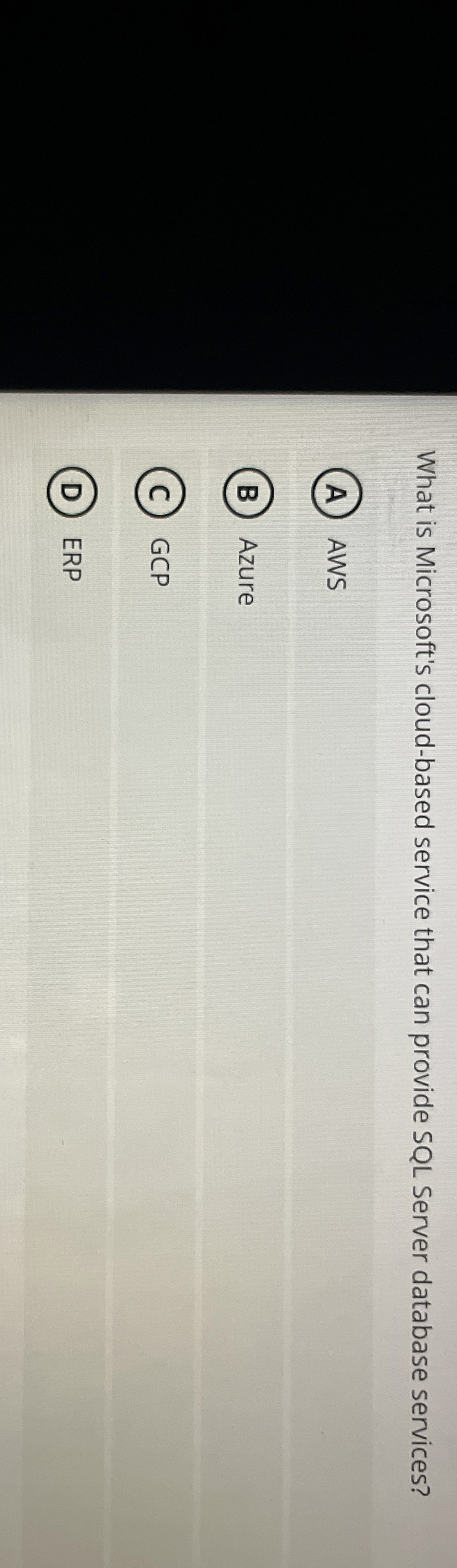 What is Microsoft's cloud - based service that