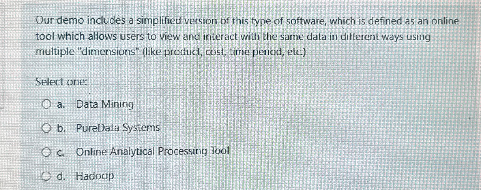 Our demo includes a simplified version of this