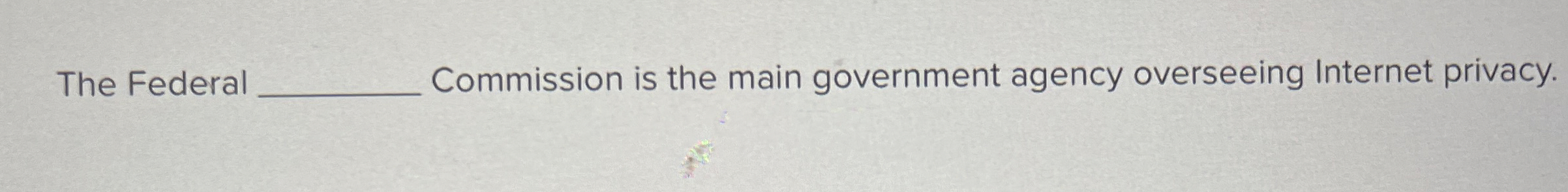 The Federal Commission is the main government