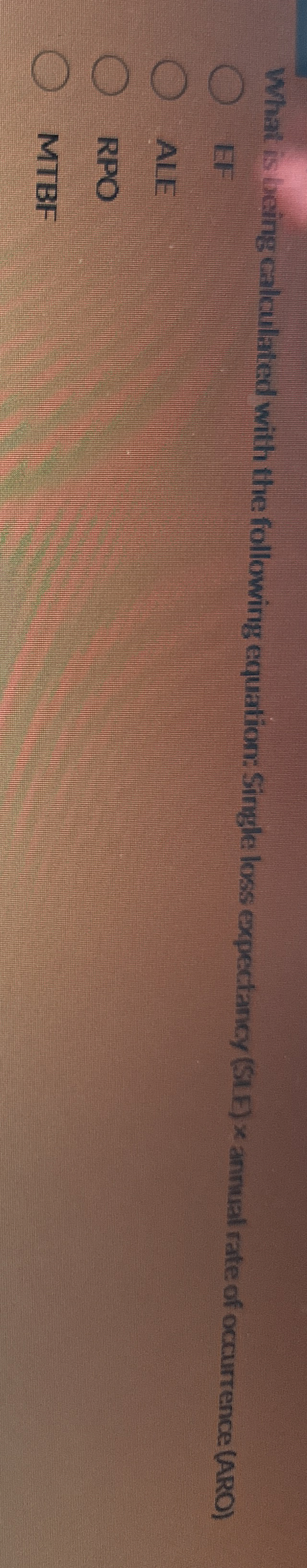 What is being calculated with the following