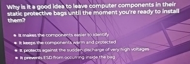 Why is it a good idea to leave computer