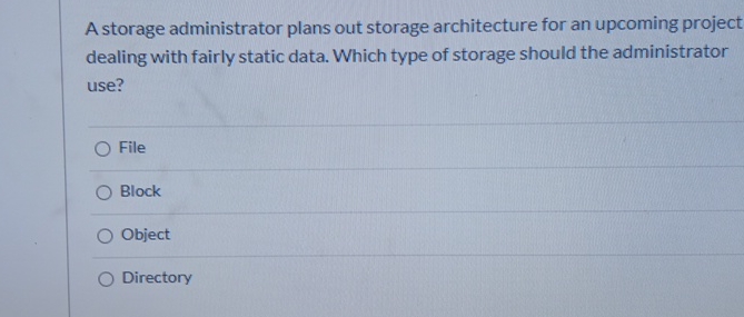A storage administrator plans out storage