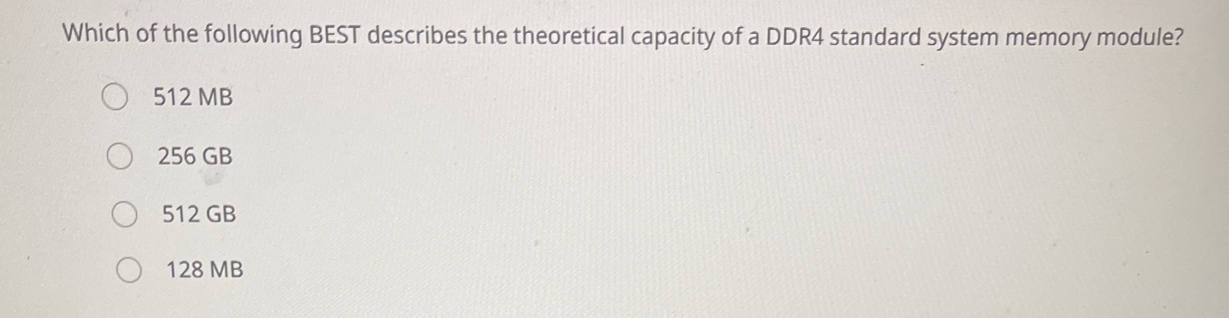 Which of the following BEST describes the