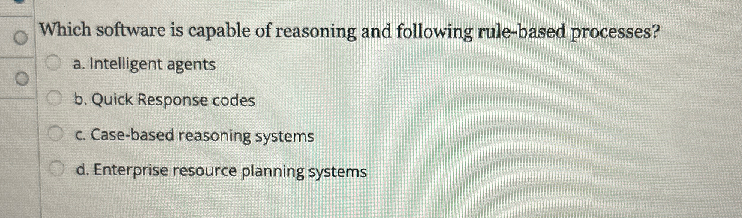 Which software is capable of reasoning and