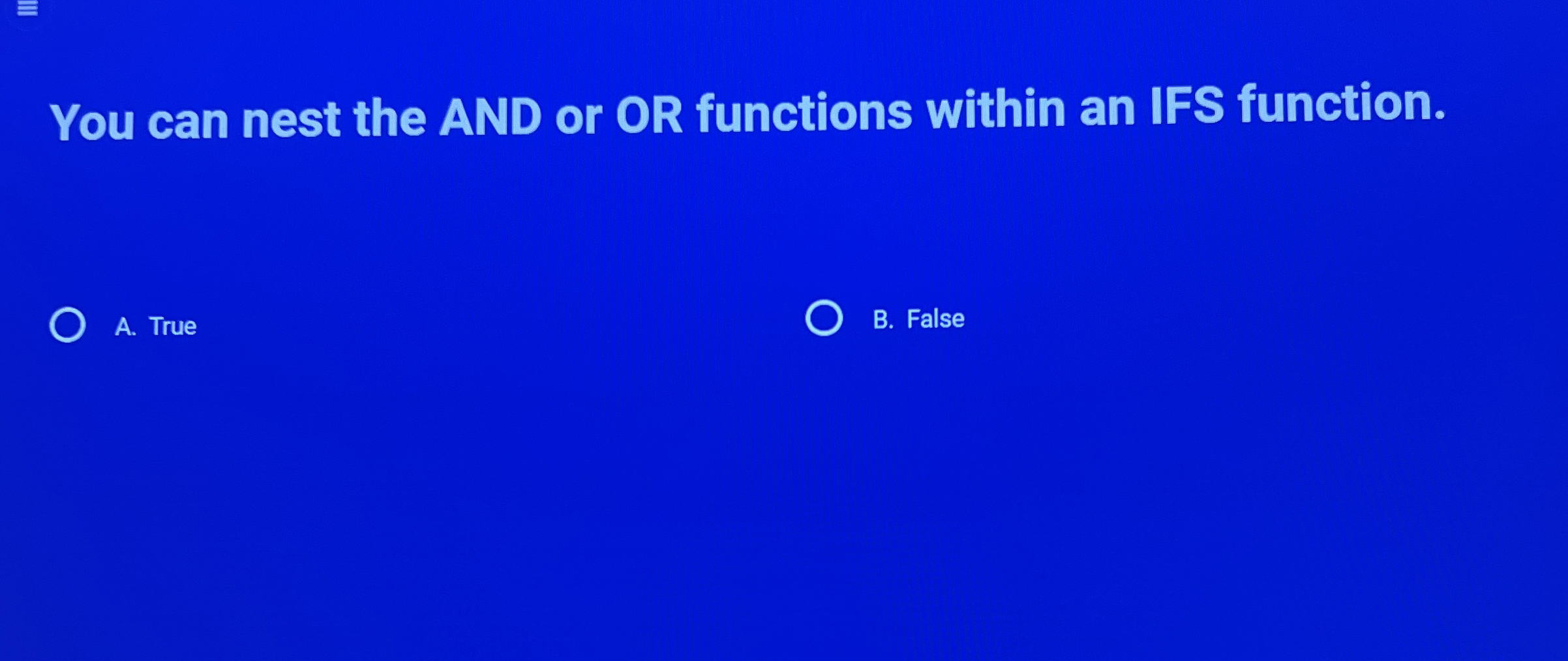 You can nest the AND or OR functions within an