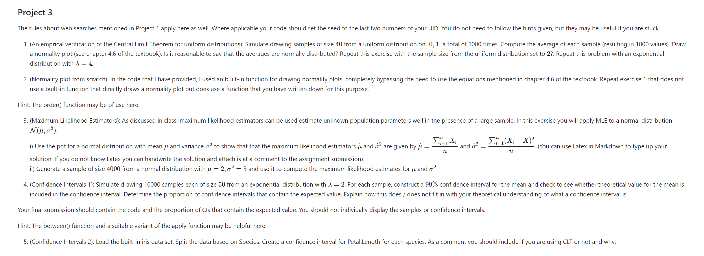 I need help coding this problem in R Notebooks.