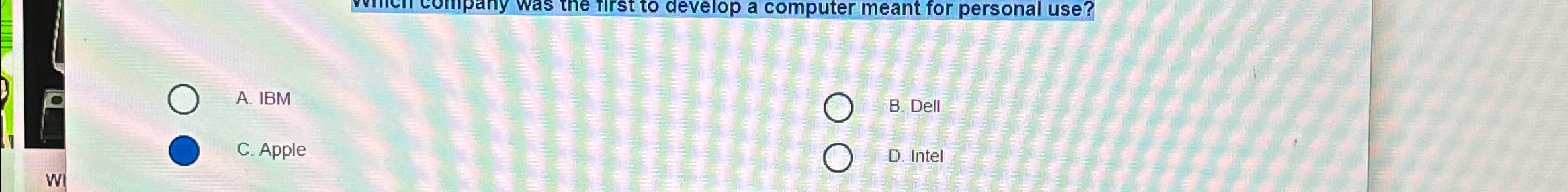 was the tirst to develop a computer meant for