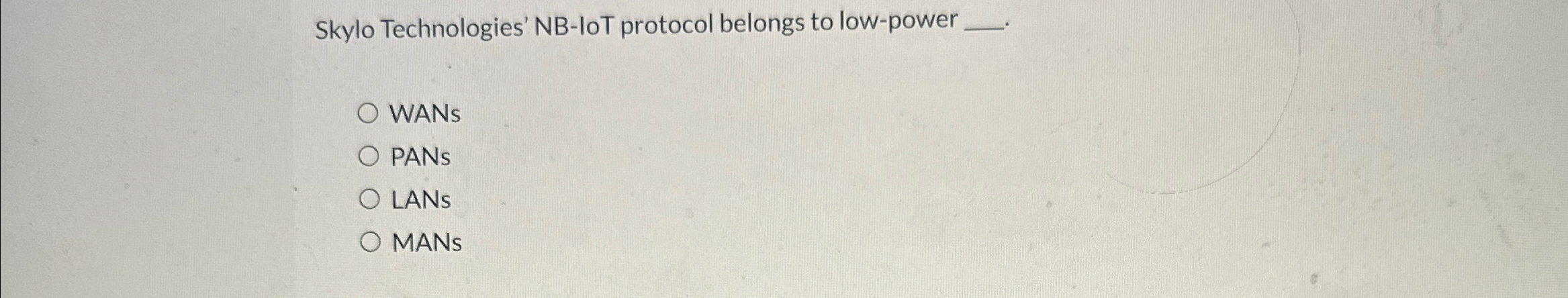 Skylo Technologies' NB - loT protocol belongs to