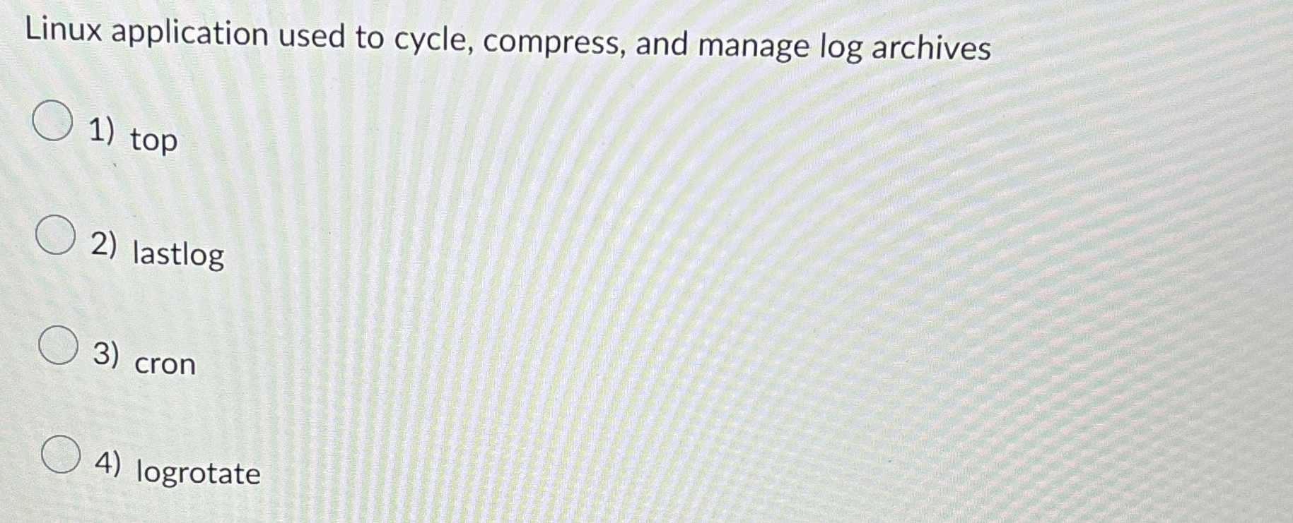 Linux application used to cycle, compress, and