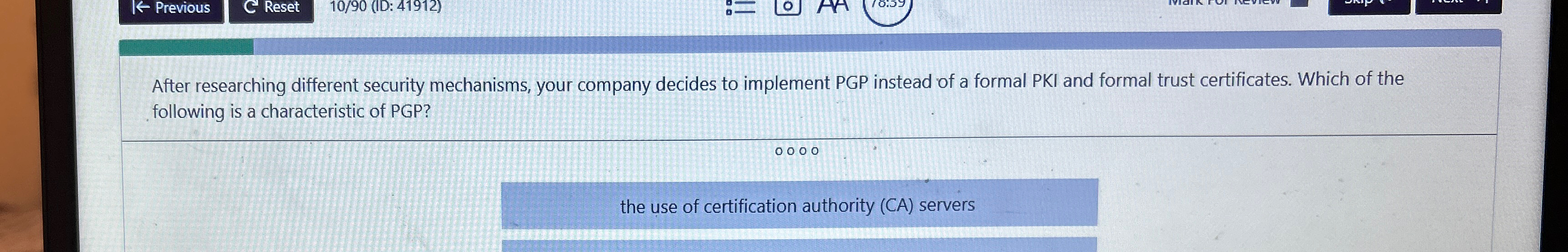 Previous Reset 1 0 / 9 0 ( ID: 4 1 9 1 2 ) After