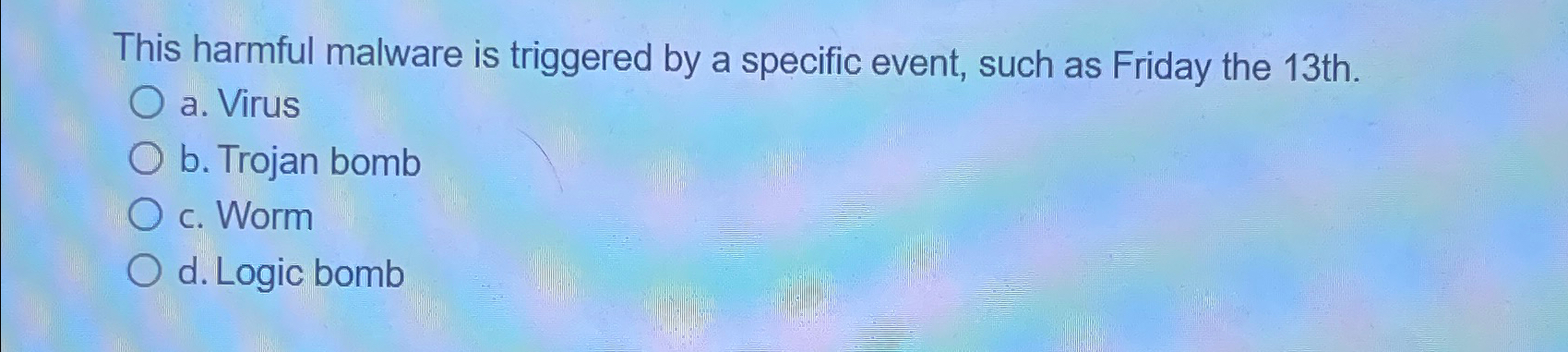 This harmful malware is triggered by a specific