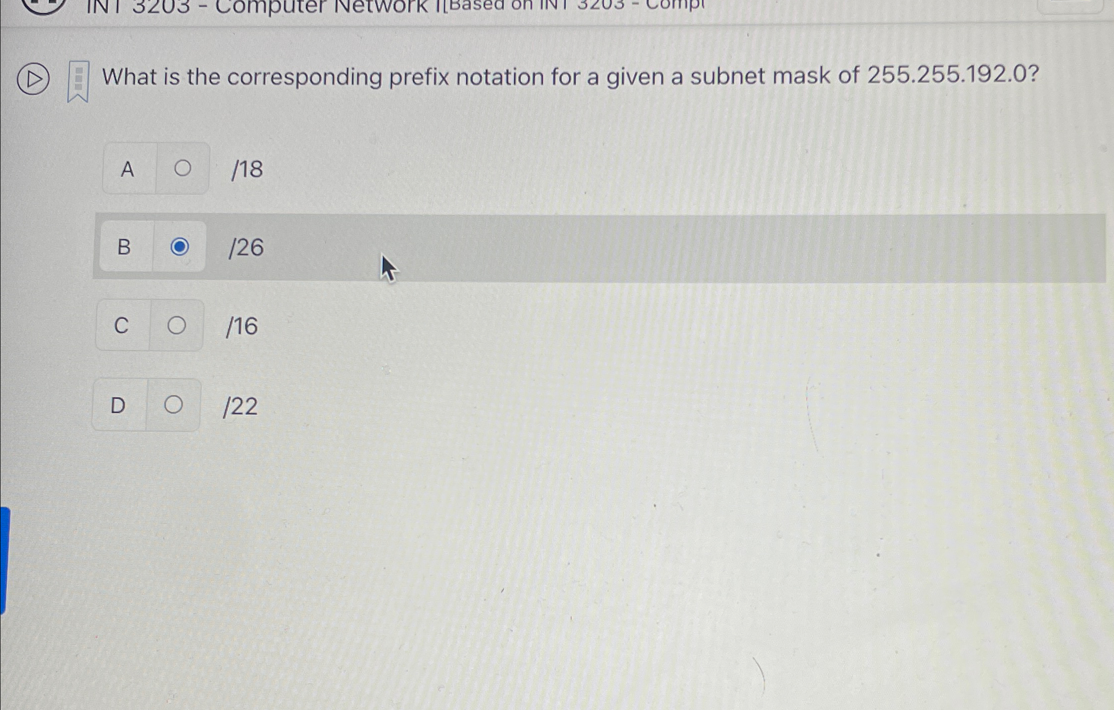 ( D ) What is the corresponding prefix notation