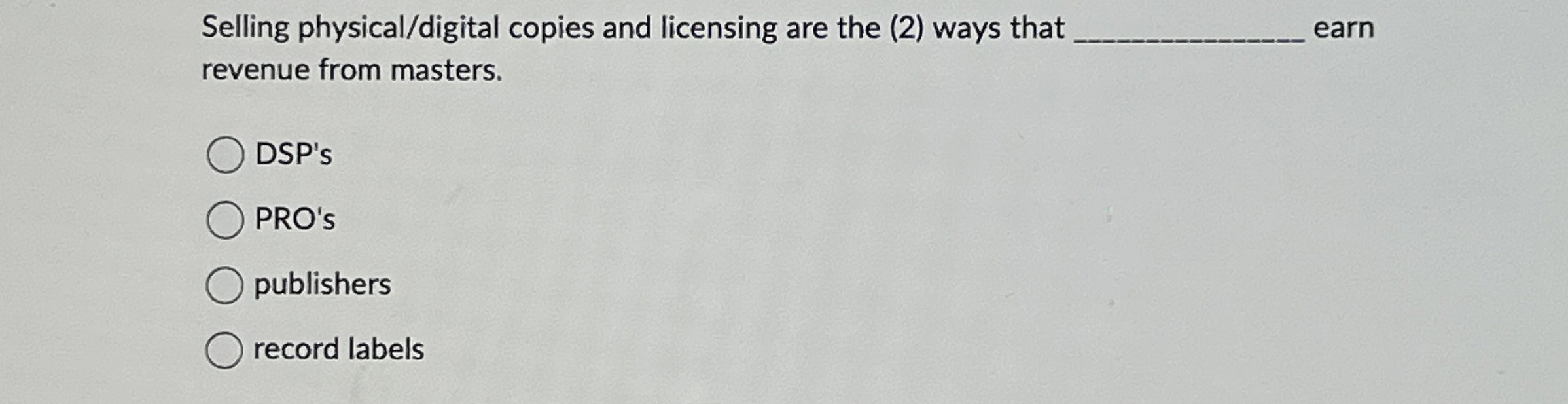 Selling physical / digital copies and licensing