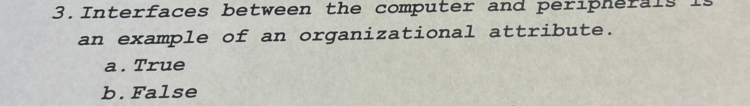 Interfaces between the computer and peripherals