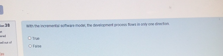 ion 3 8 With the incremental software model, the