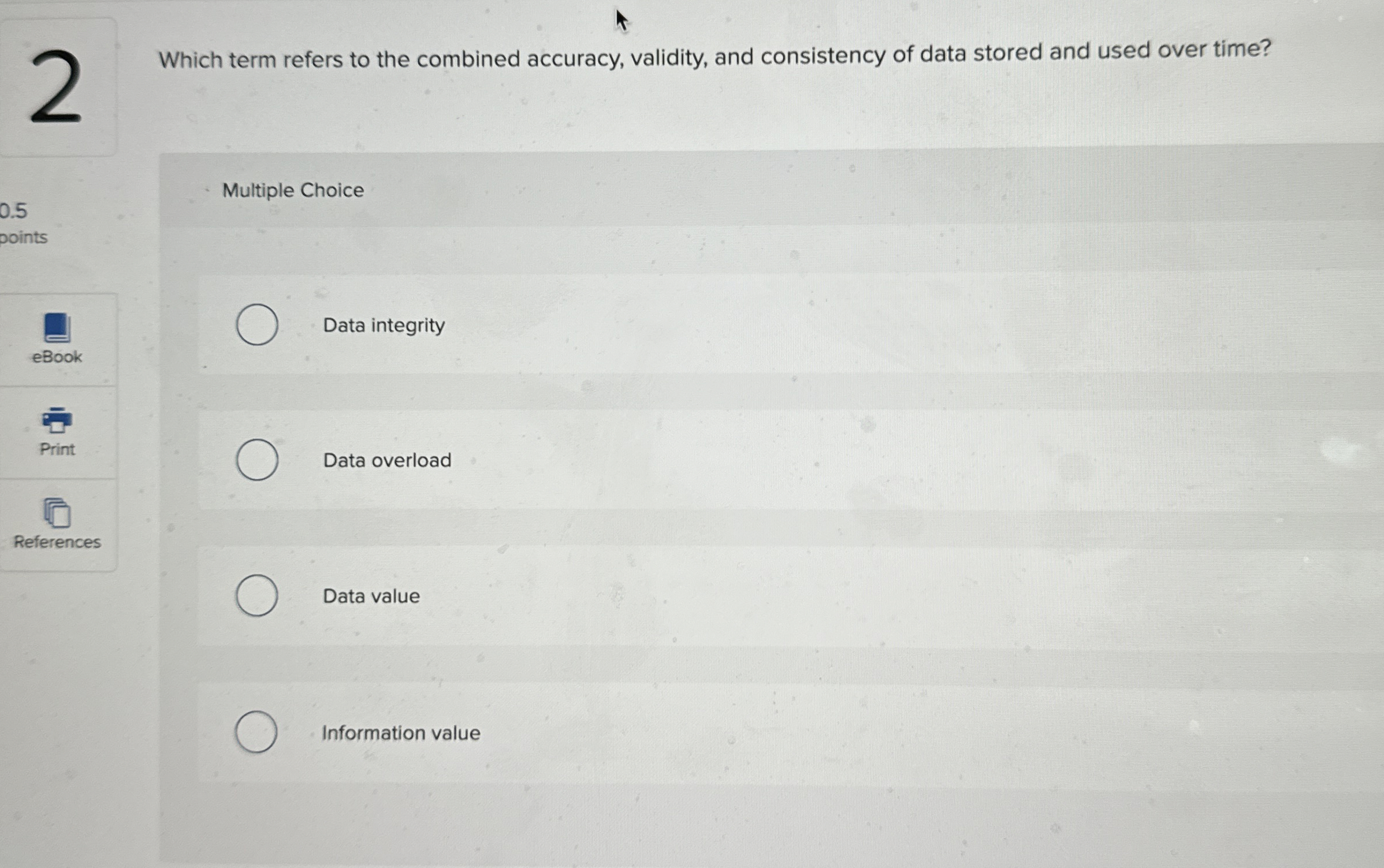 2 Which term refers to the combined accuracy,