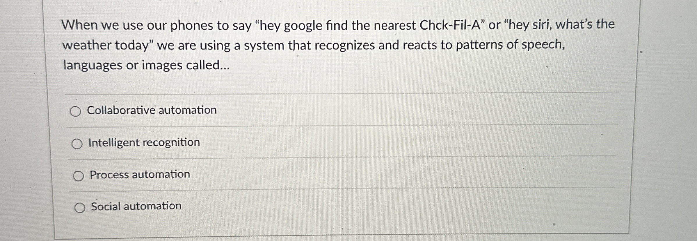 When we use our phones to say "hey google find