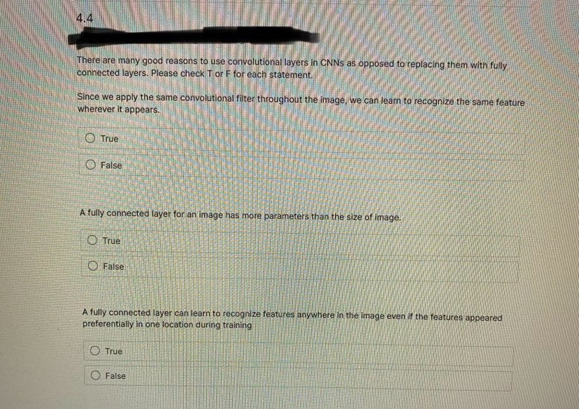 There are many good reasons to use convolutional