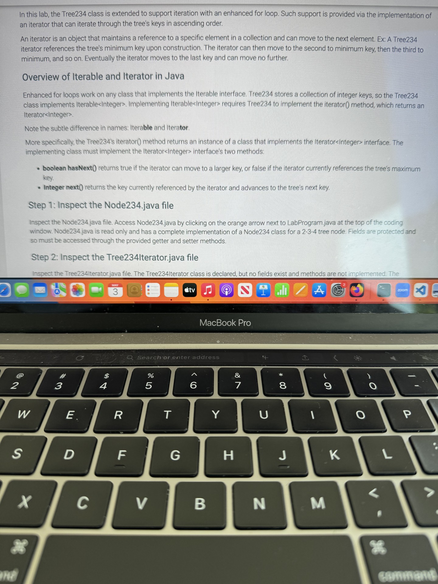 Step 2 : Inspect the Tree 2 3 4 Iterator.java