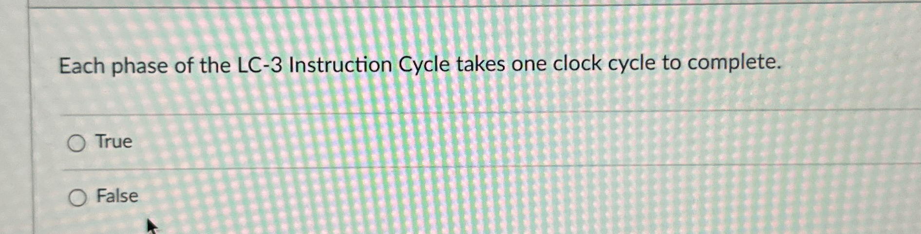 Each phase of the LC - 3 Instruction Cycle takes