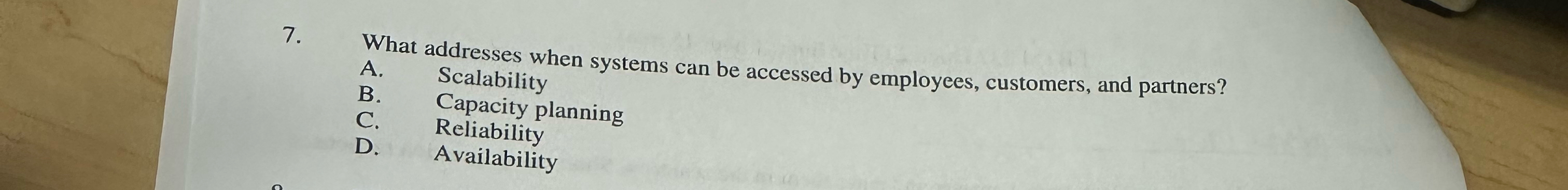 What addresses when systems can be accessed by