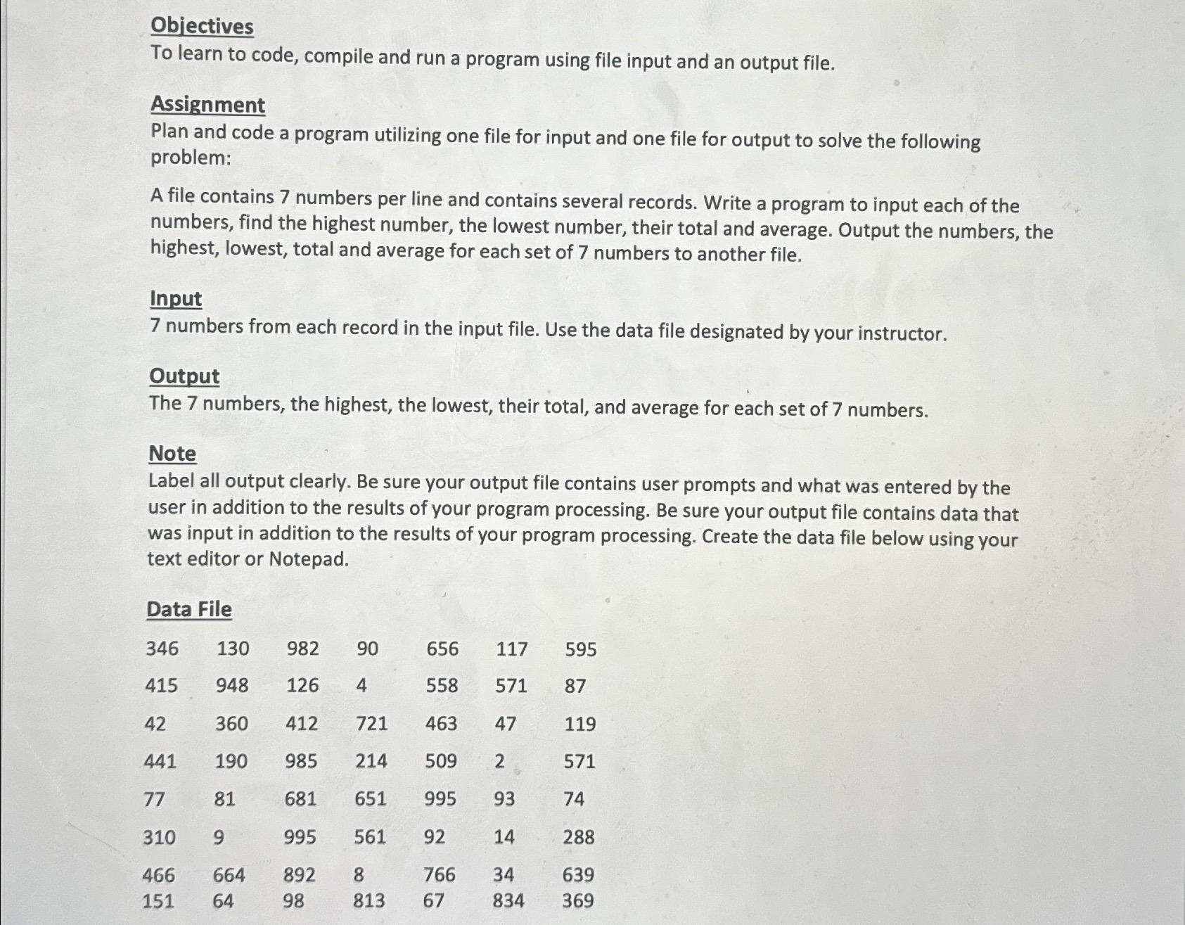 C + + ( file ) Do not use while true, continue
