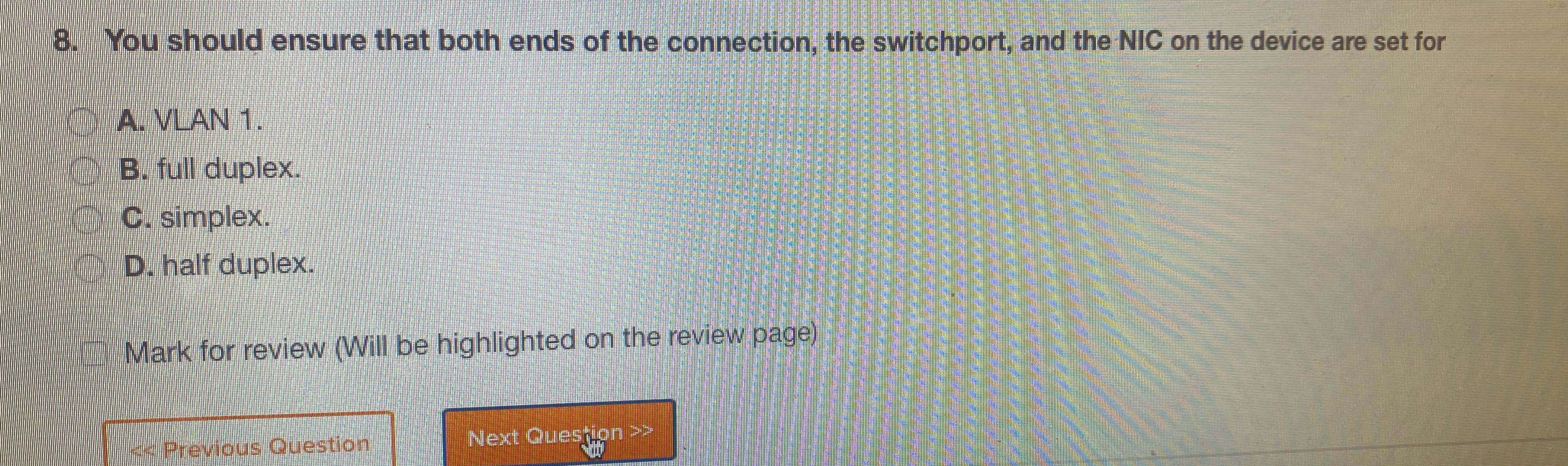 You should ensure that both ends of the