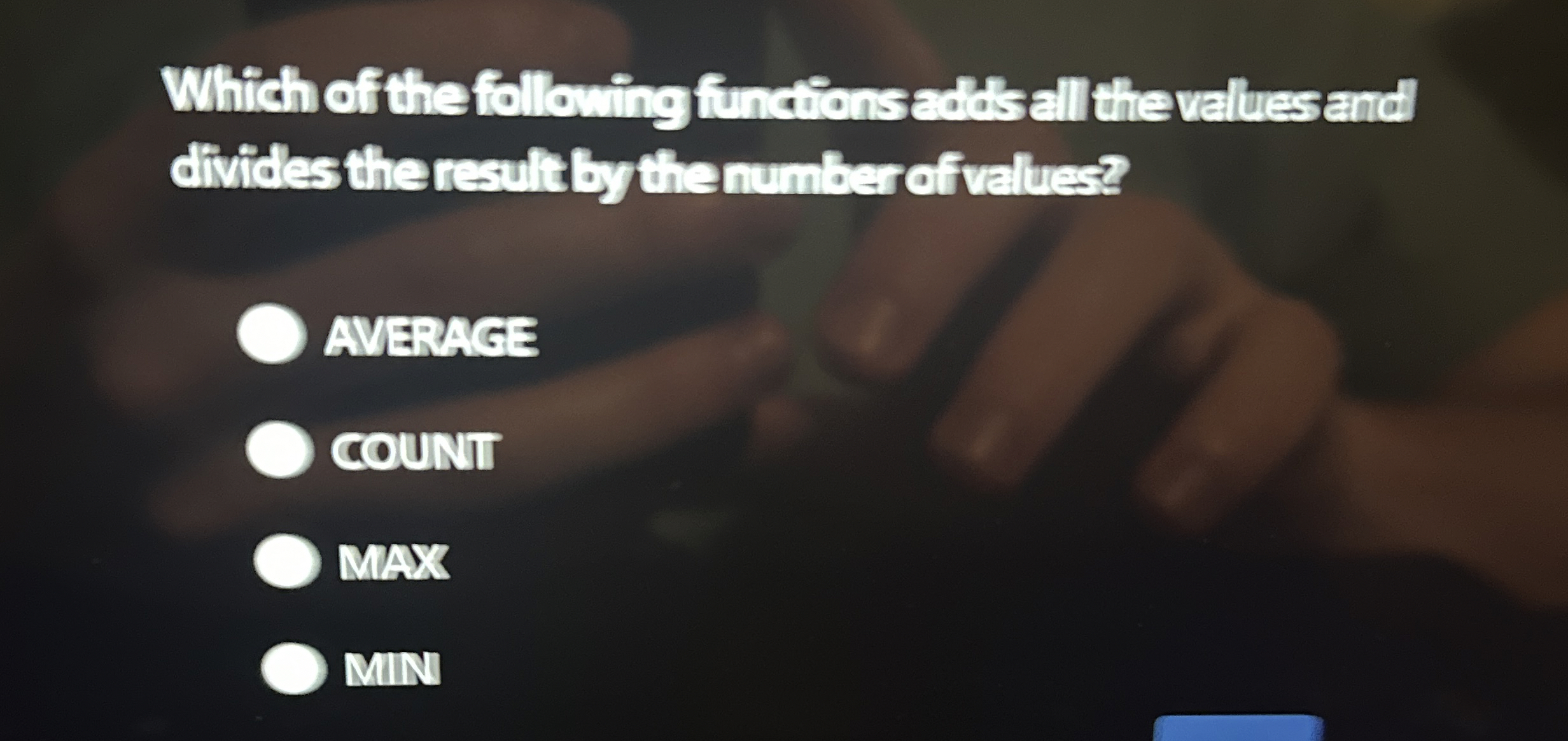 Which of the following finctions adits all the