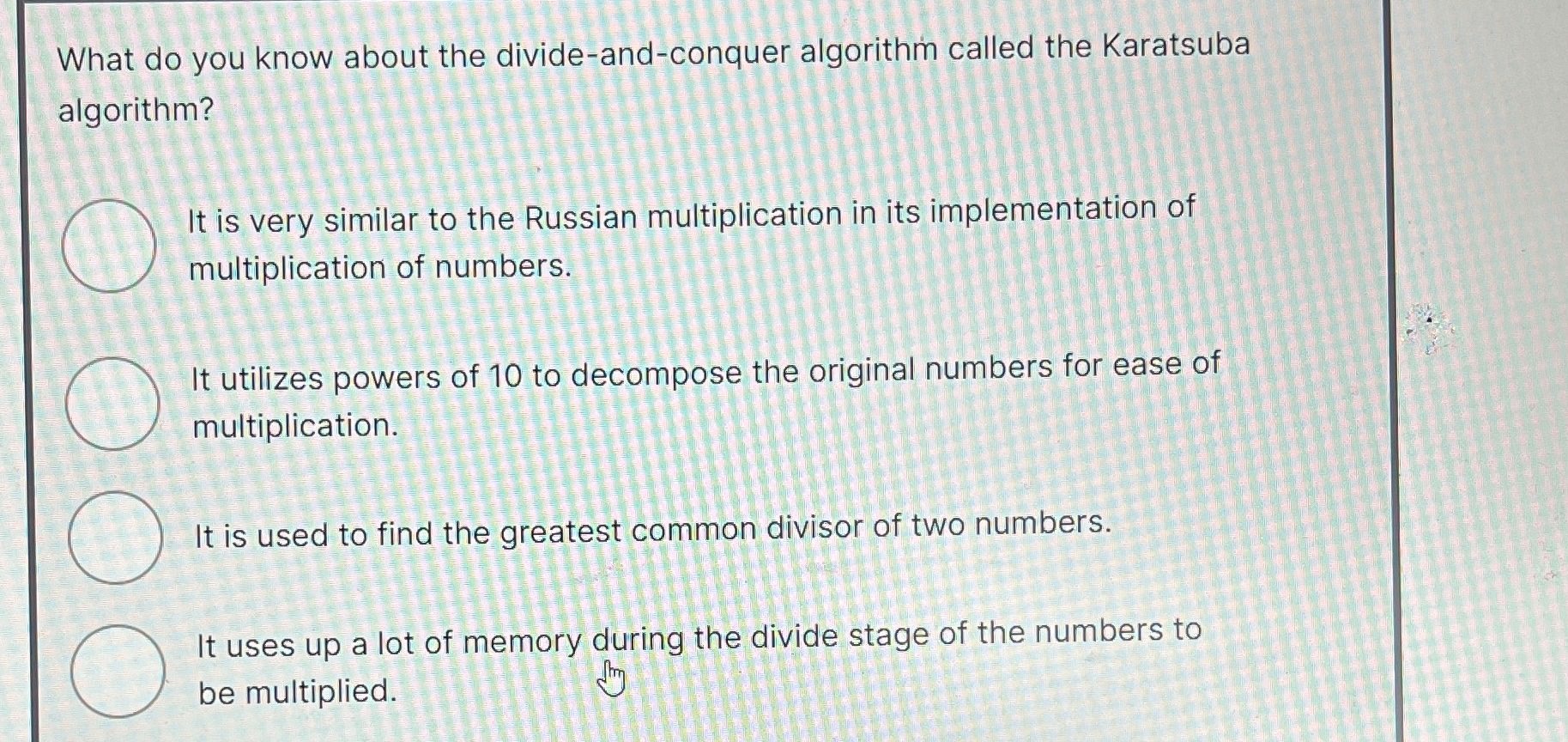 What do you know about the divide - and - conquer
