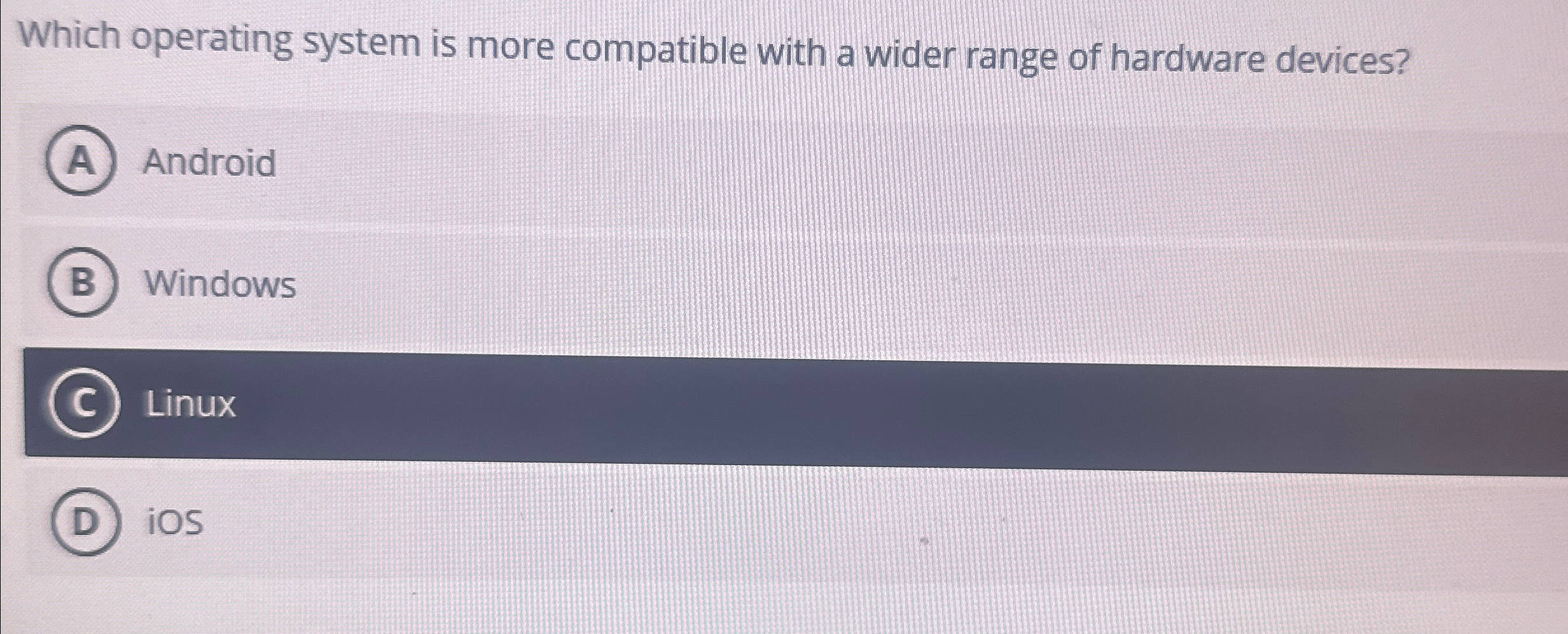 Which operating system is more compatible with a