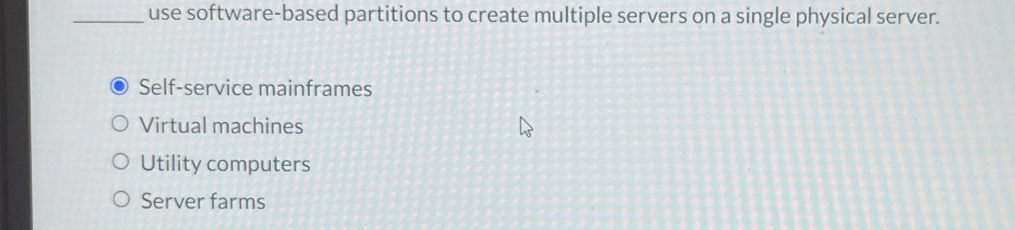 use software - based partitions to create