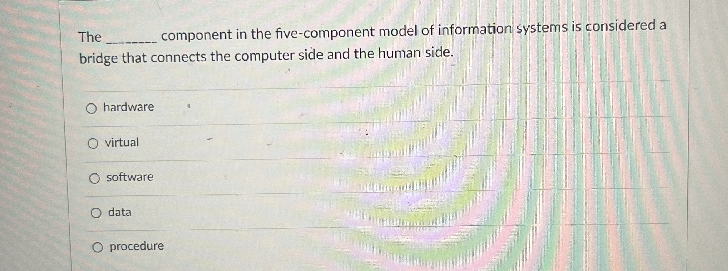 The q , component in the five - component model
