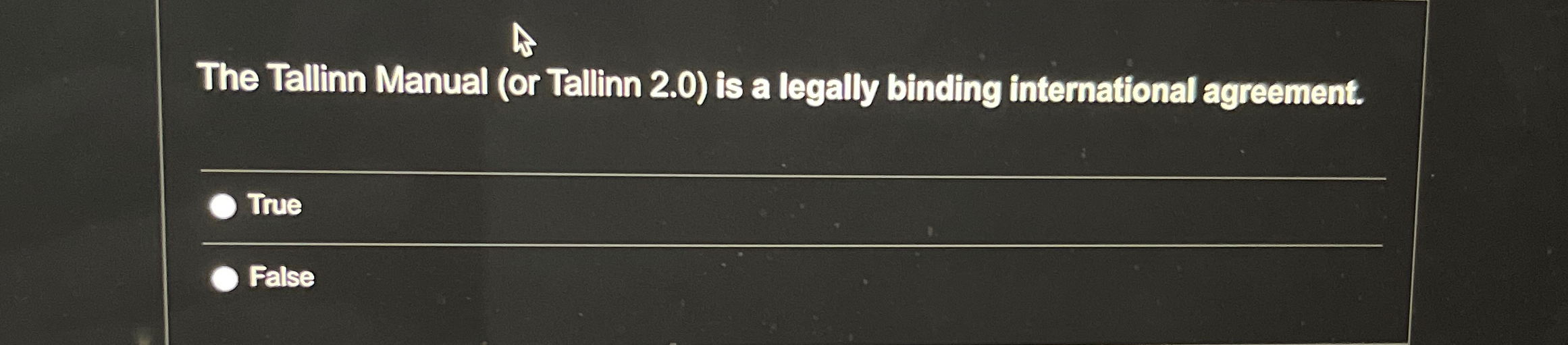 The Tallinn Manual ( or Tallinn 2 . 0 ) is a