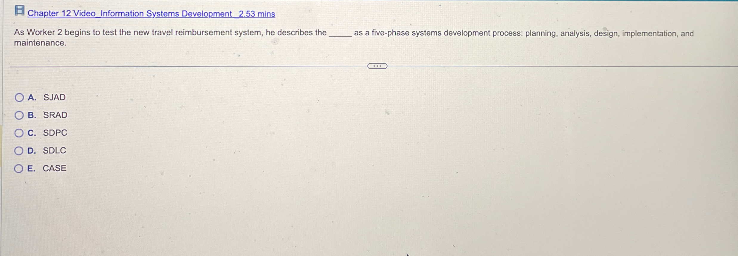 Chapter 1 2 Video Information Systems Development