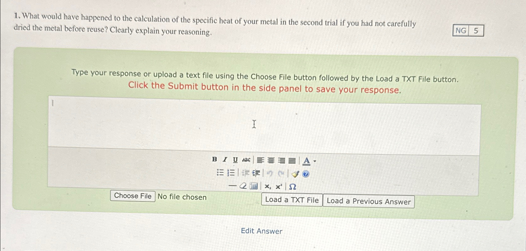 What would have happened to the calculation of