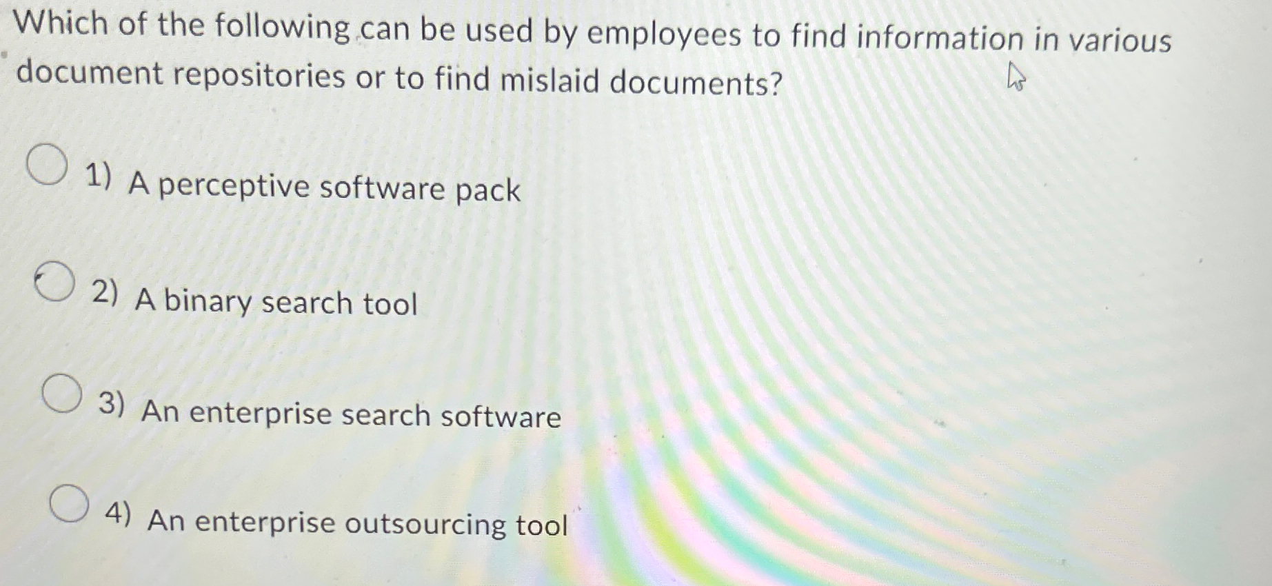 Which of the following can be used by employees