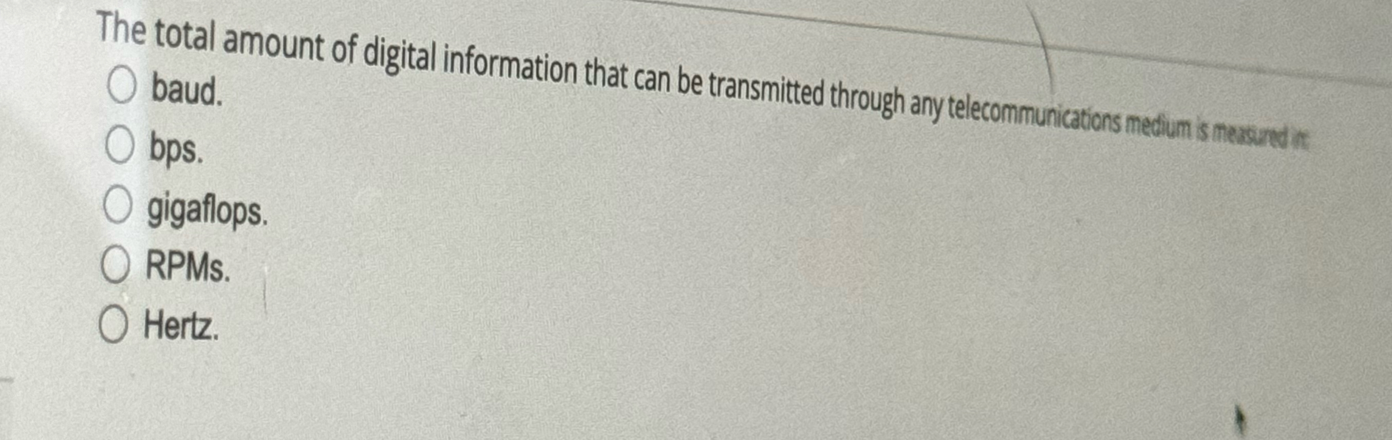 The total amount of digital information that can
