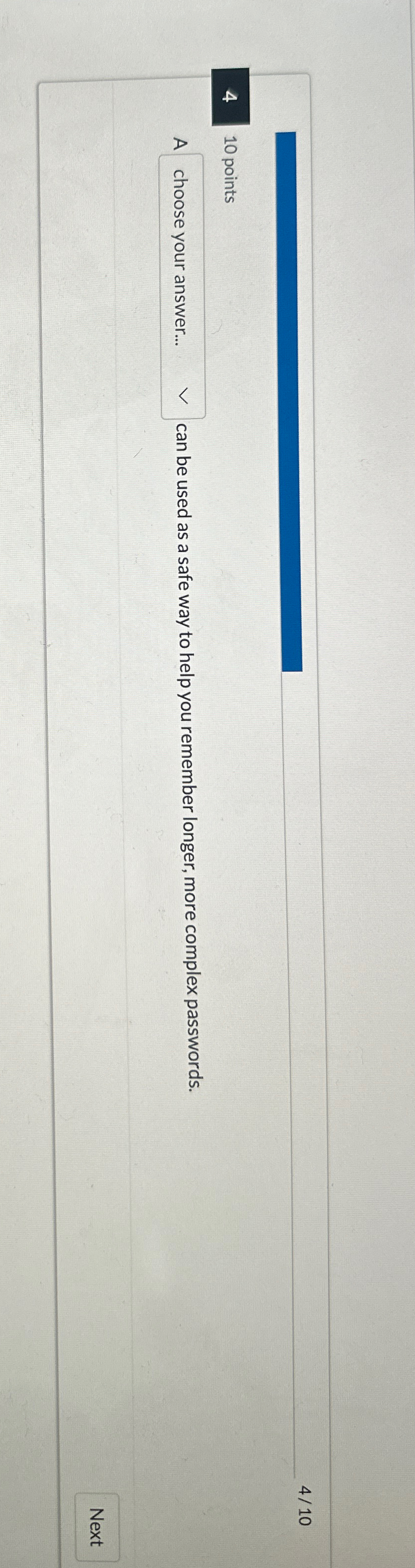 4 1 0 points A can be used as a safe way to help