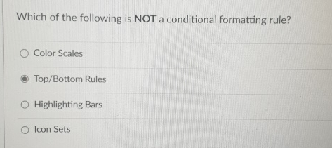 Which of the following is NOT a conditional