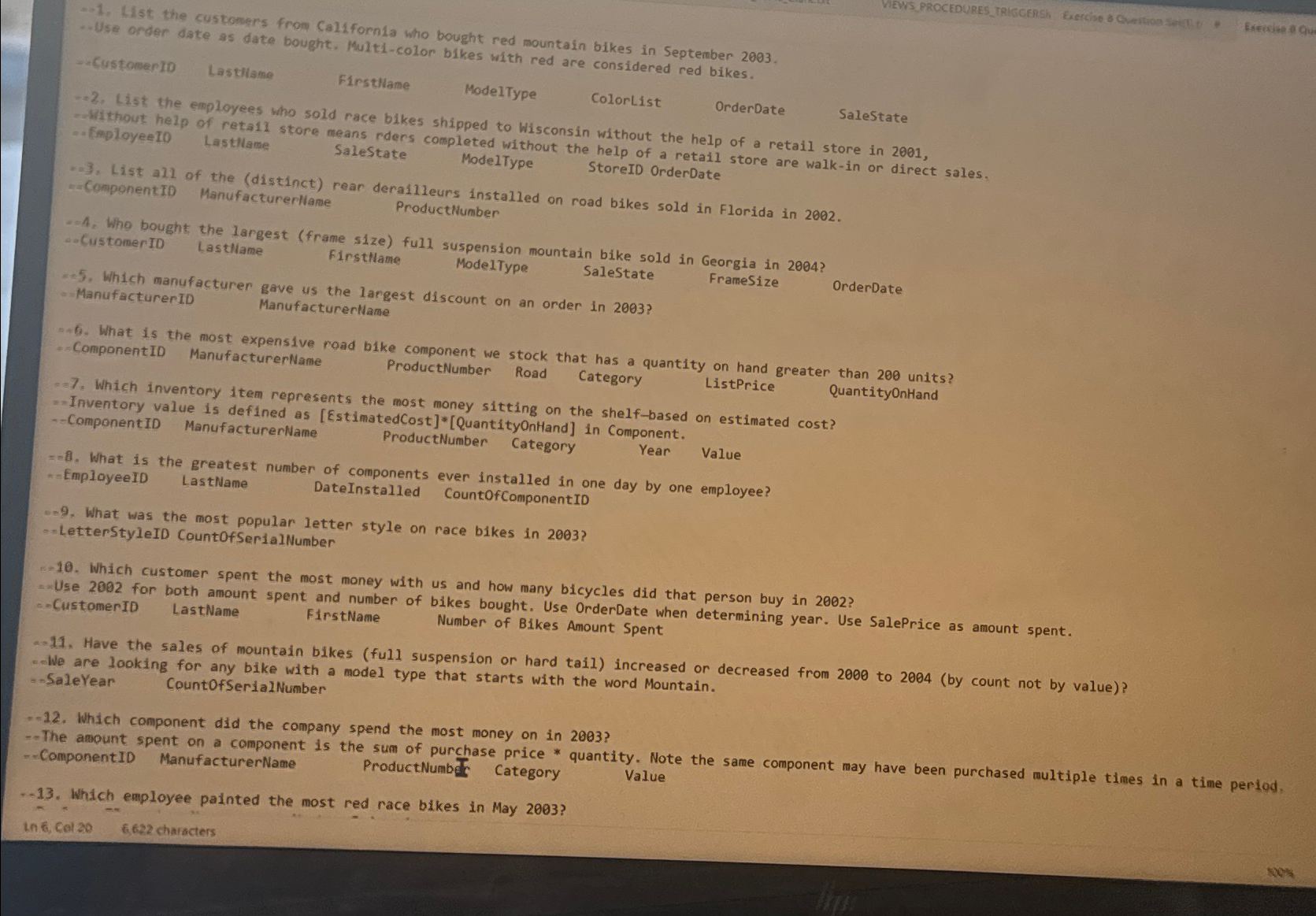 Can you please answer these - 1 . List the