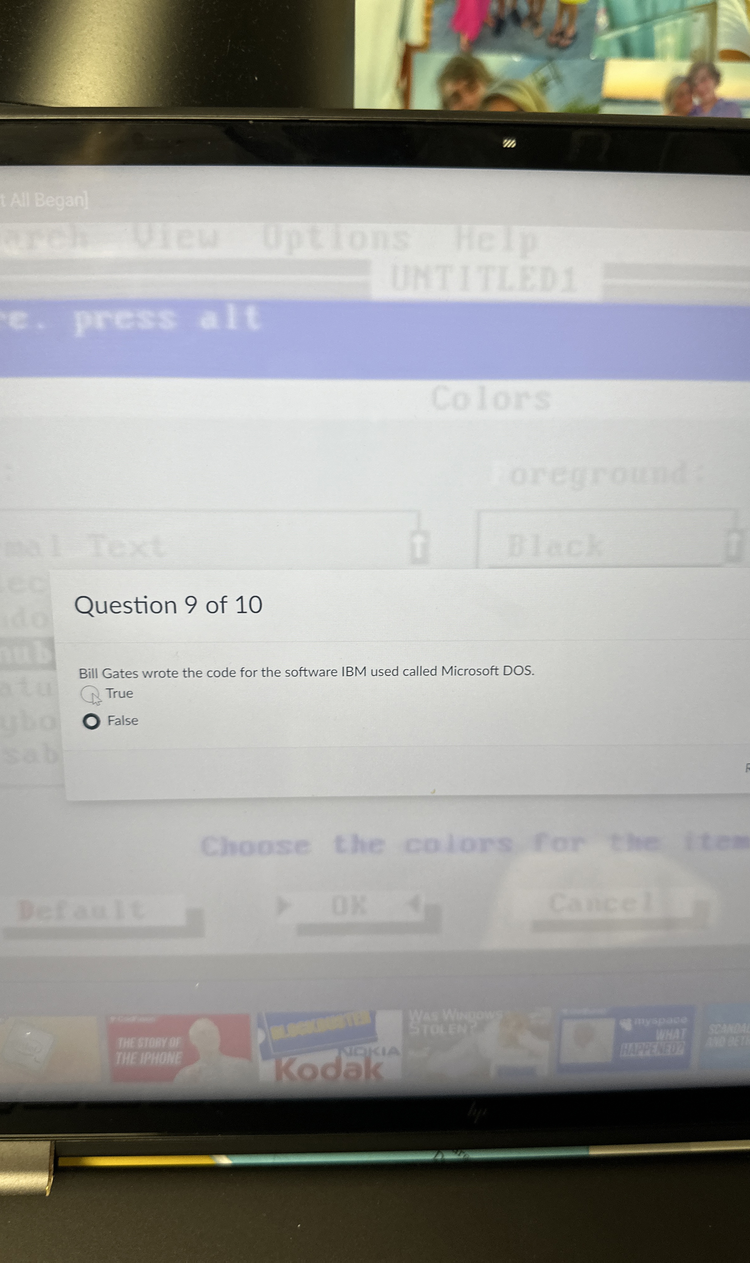 ws Al Begant Question 9 of 1 0 Bill Gates wrote
