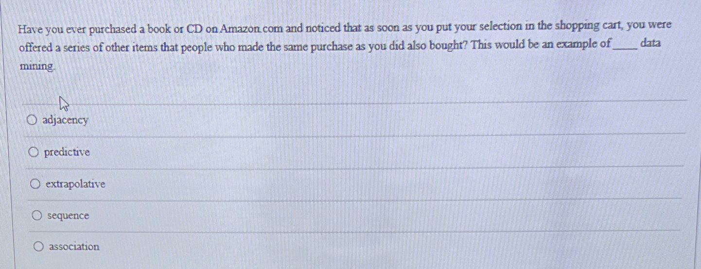 Have you exer purchased a book or CD on Amazon