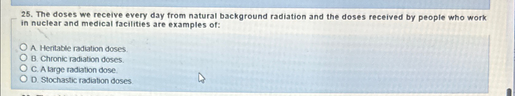 The doses we receive every day from natural