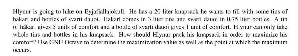 Hlynur is going to hike on Eyjafjallajokull. He