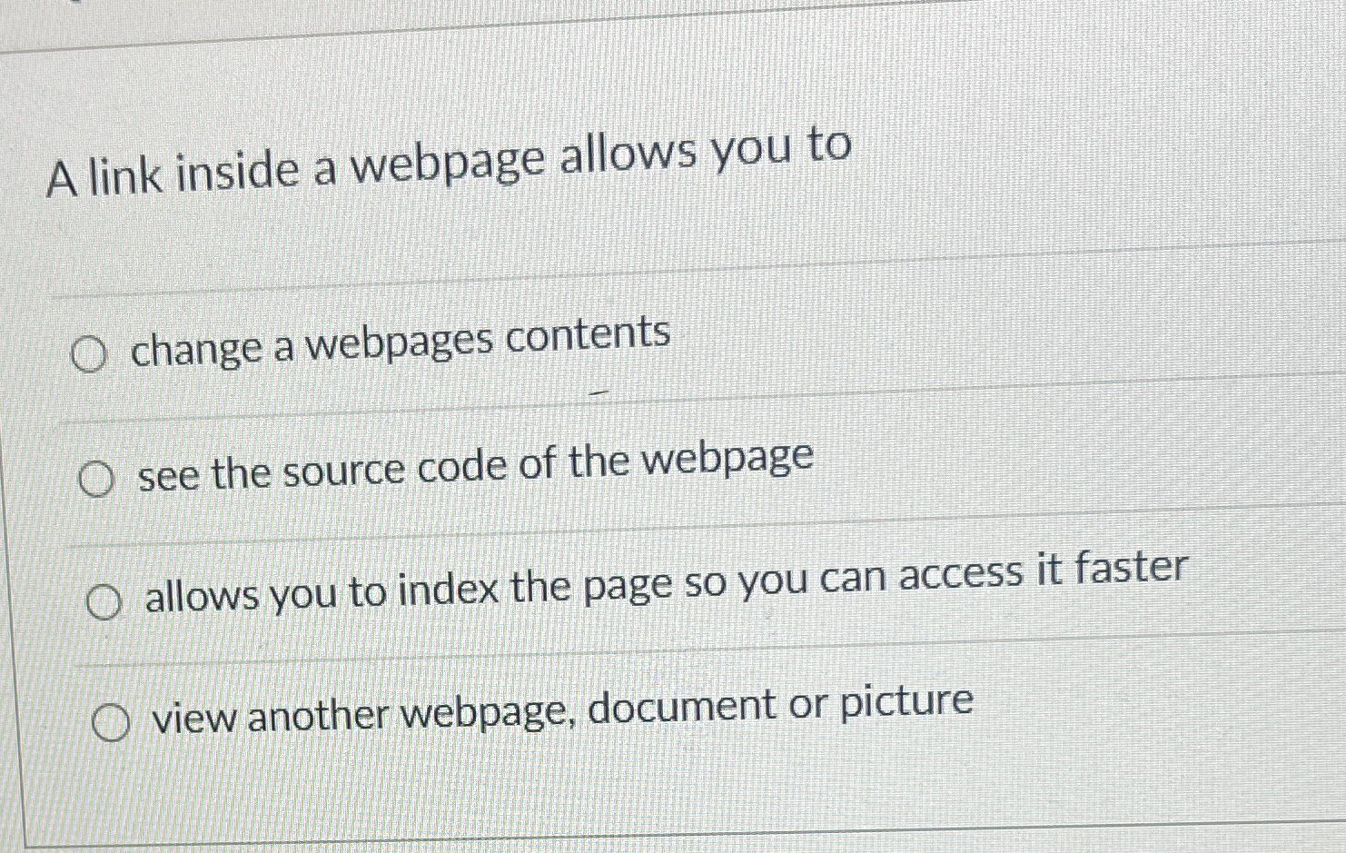 A link inside a webpage allows you to change a