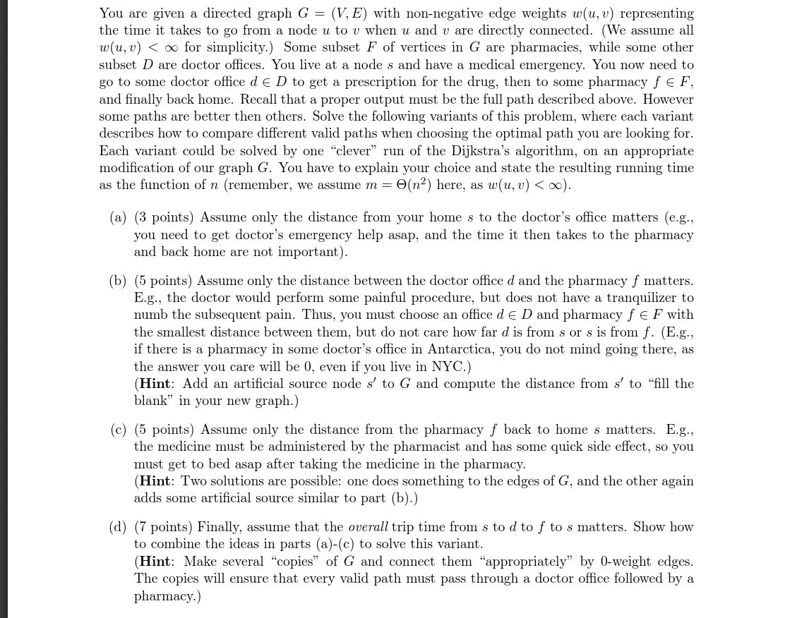 You are given a directed graph G = ( V , E ) with