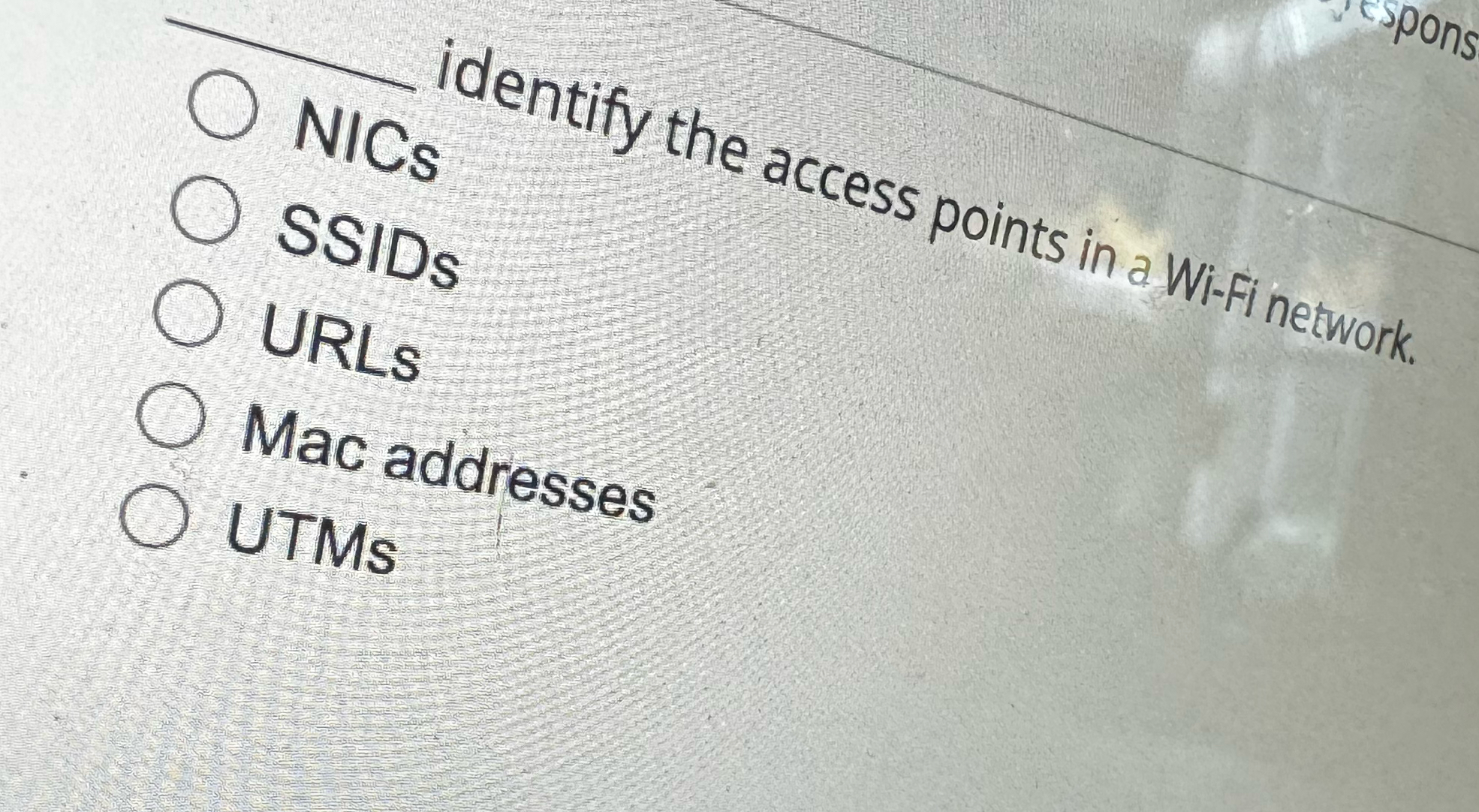 identity the access points in a Wi - Finetwork.